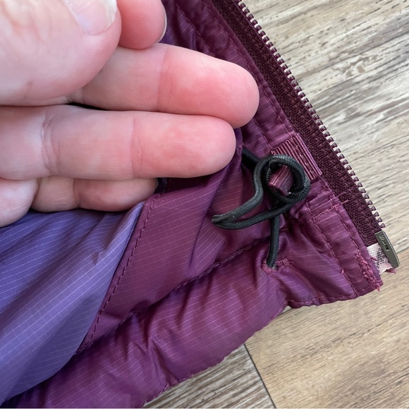 Patagonia purple kids goose down puffer winter vest 5/6 - Picture 7 of 8